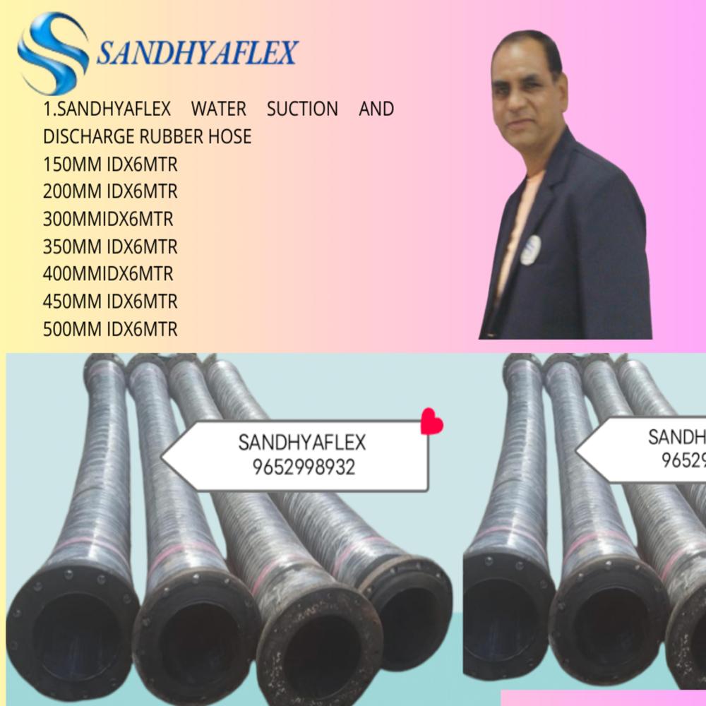 Soft and Long Water Suction and Discharge Rubber Hose