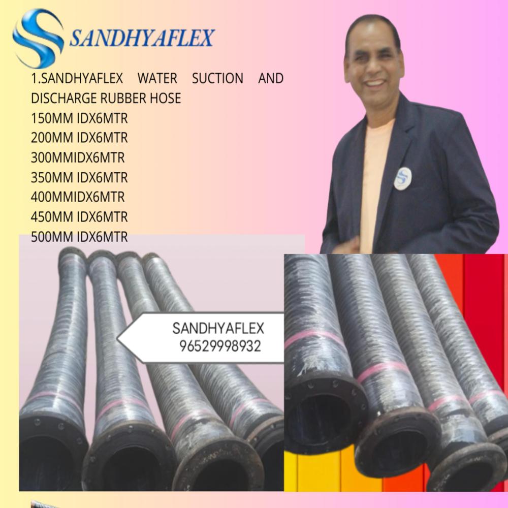 Soft and Long Water Suction and Discharge Rubber Hose