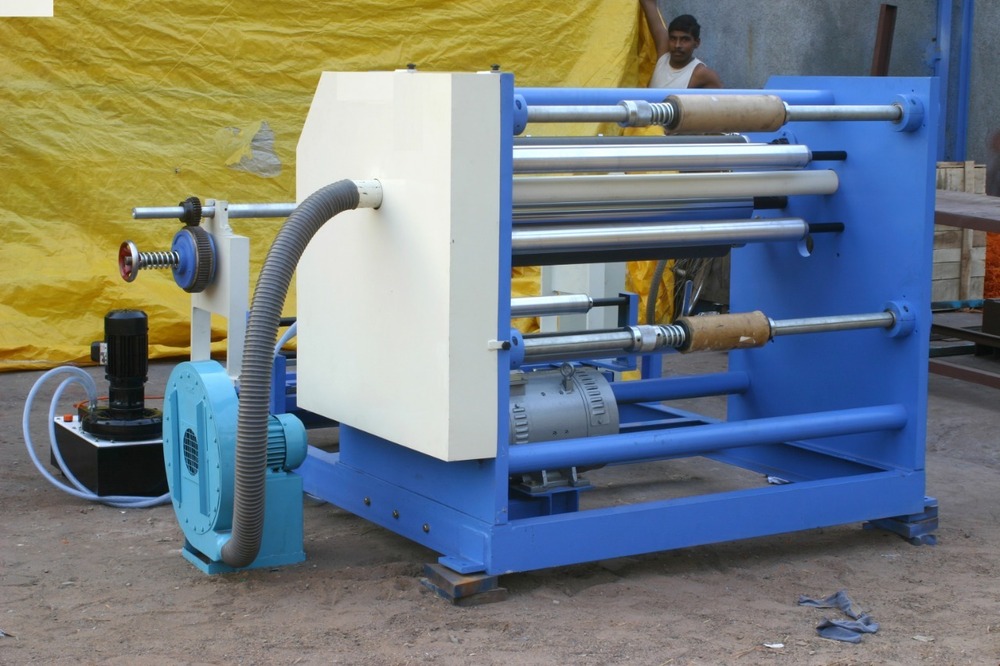 Shaft Winder Slitter Rewinder Machine