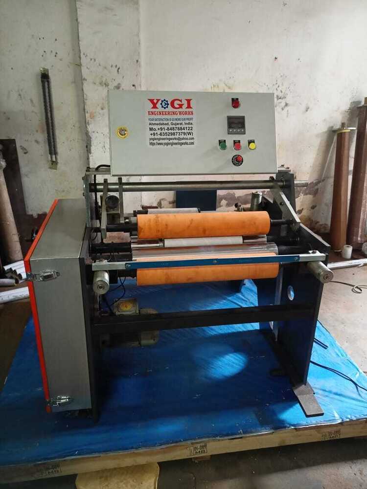 Butter Paper Roll Rewinding Machine - Color: Grey