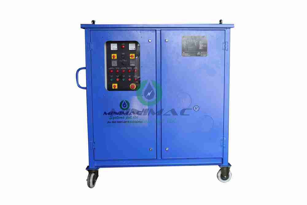 Minimac Fs Series Oil Filtration System - High-capacity, Automatic Oil Purifier | Efficient Particle Removal, Extended Oil Life, Eco-friendly Design