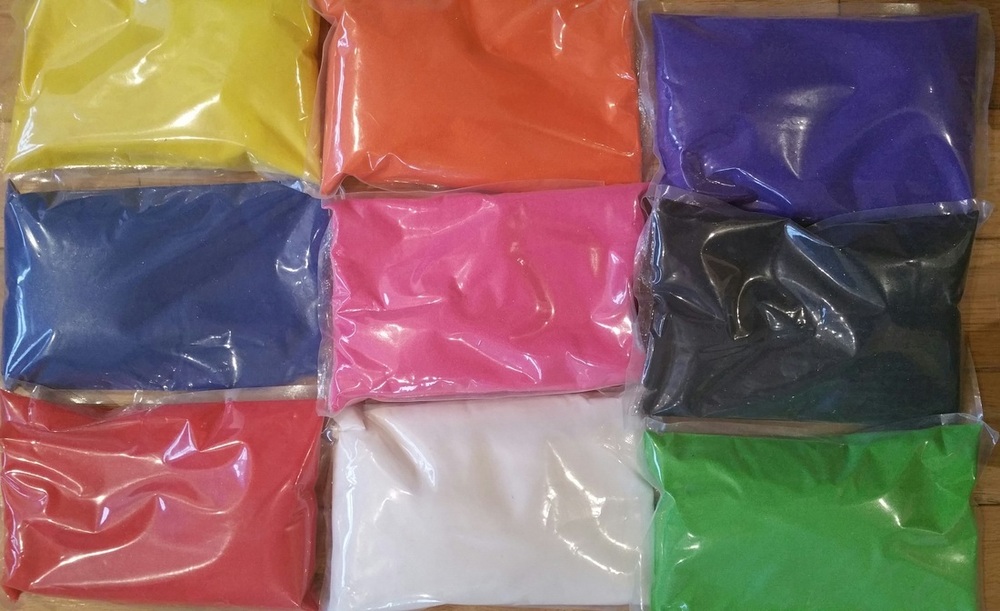 Parrot green Decoration Natural Silica Quartz Sand with Waterproof coating for Garden Decoration and Landscaping