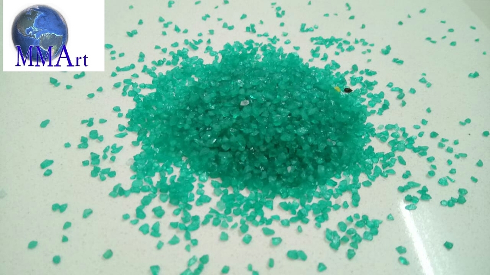 Parrot green Decoration Natural Silica Quartz Sand with Waterproof coating for Garden Decoration and Landscaping