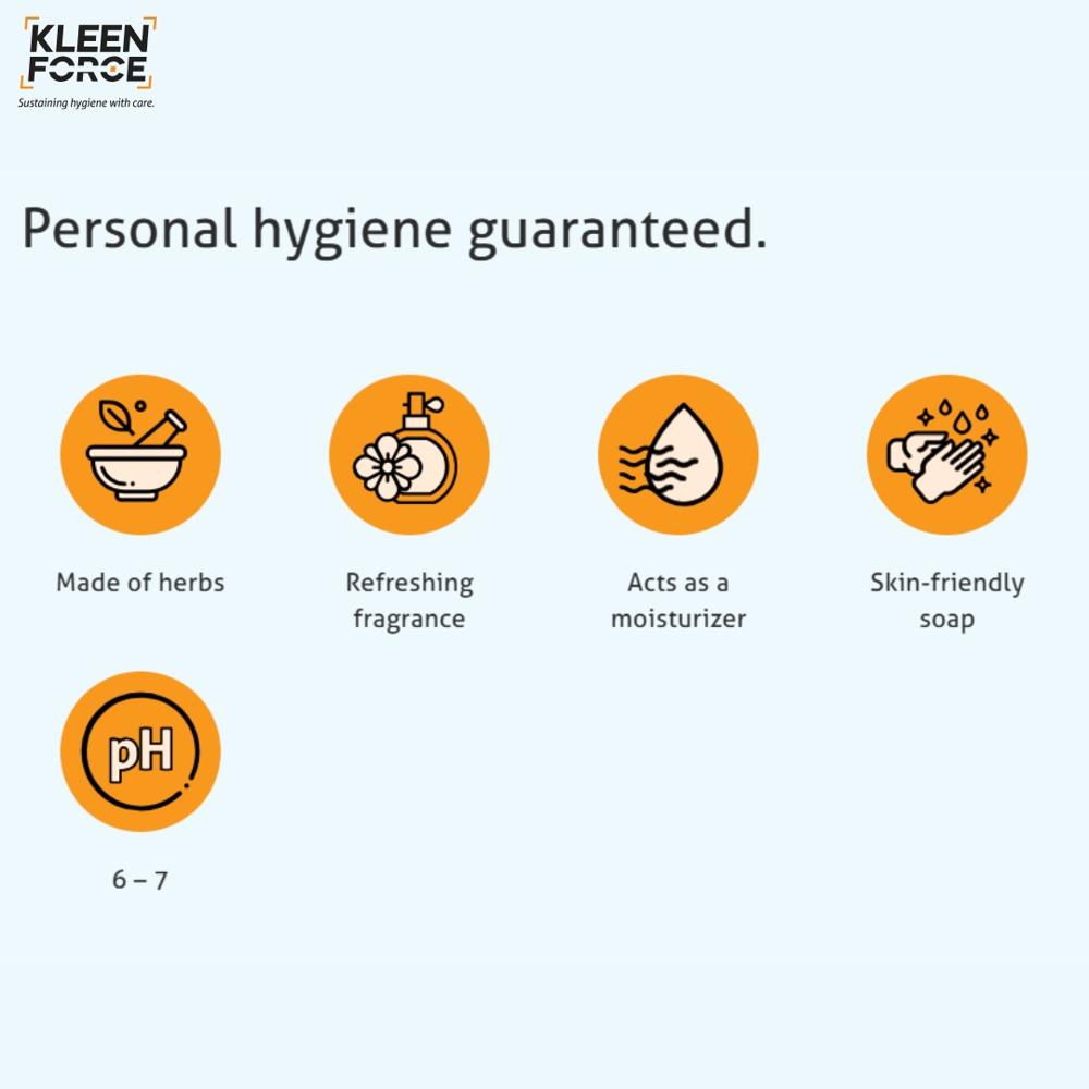 Kleen Force Gentle Care Herb Premium Soap with Goodness of Herbs