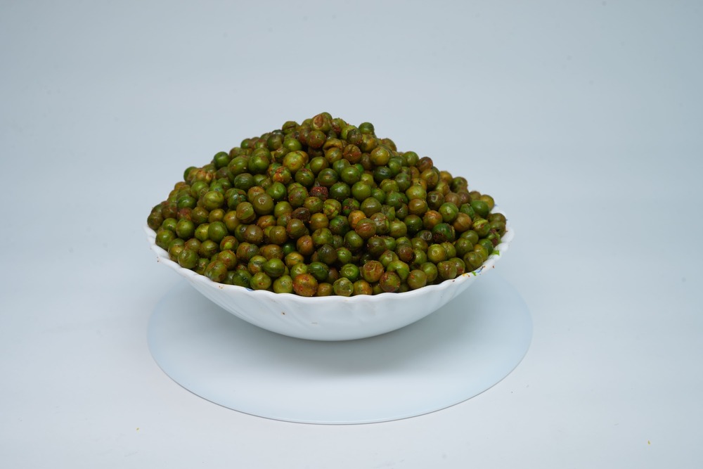 Masala Matar - 500gm & 1kg Packaging | High Quality Masala Vatana, Spicy Taste, Shelf Life: 2 Months, For All Namkeen Lovers