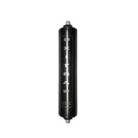 Oxytrap Filter - Stainless Steel, 8-12 Inch Round, Matte Black | Durable Design, High Water Flow Efficiency, Elegant Filtration Solution