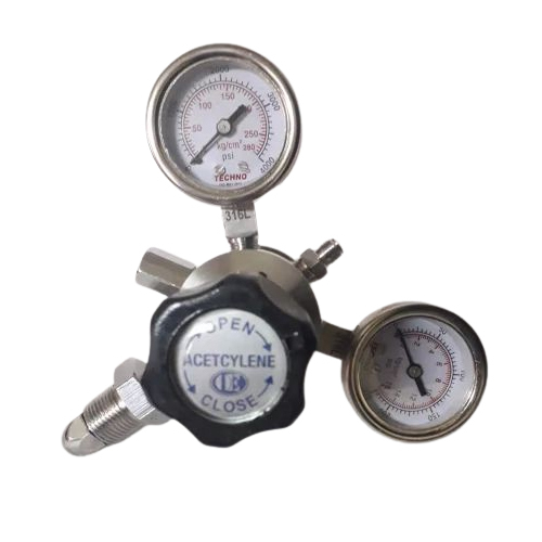 Two Stage High Pressure Gas Regulator