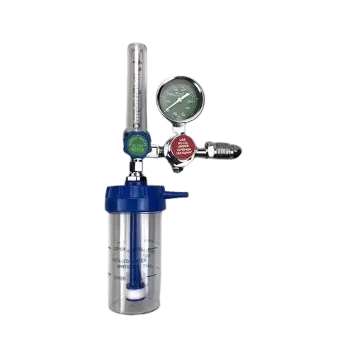 Oxygen Flow Meter With Humidifier - Machine Type: Mechanical Devices