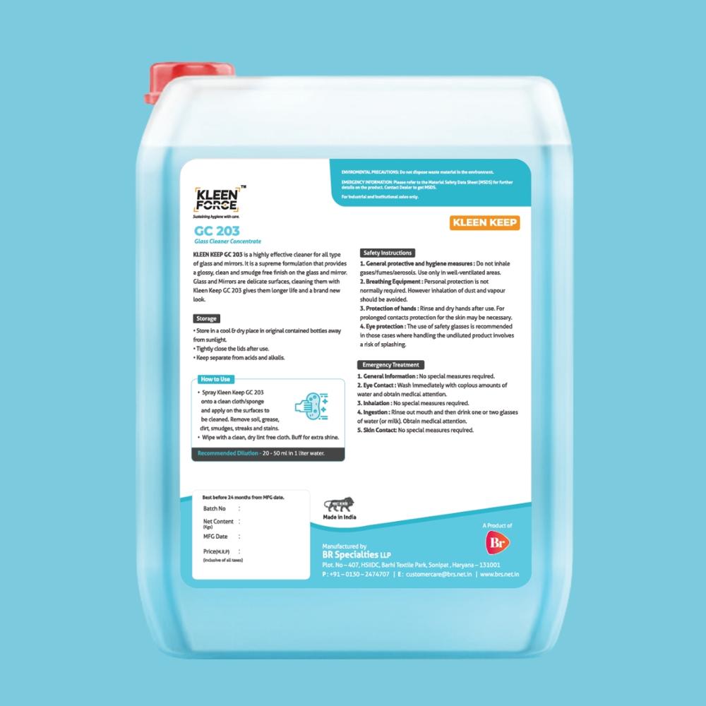 Kleen Force Kleen Keep GC 203 Glass Cleaner Concetrate