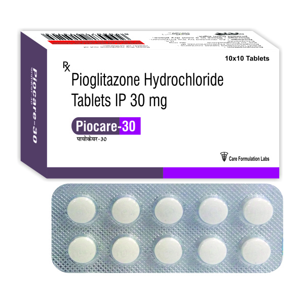 Pioglitazone Hydrochloride 30mg tab