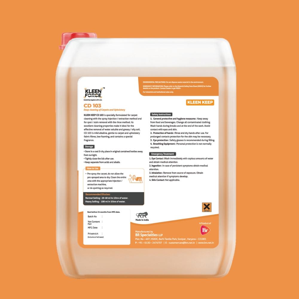 Kleen Force Kleen Keep CD 103 Carpet Detergent