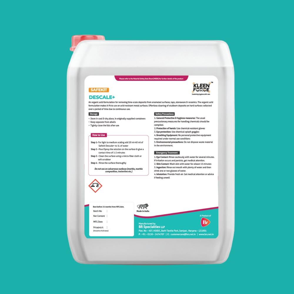 Kleen Force Safekit Descale+ Concentrated Descaling Cleaner