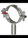 Pipe Holder - Steel Material, All Sizes, Silver Color | Round Shape, Spring Clamp Structure, Industrial Usage, 100g Weight