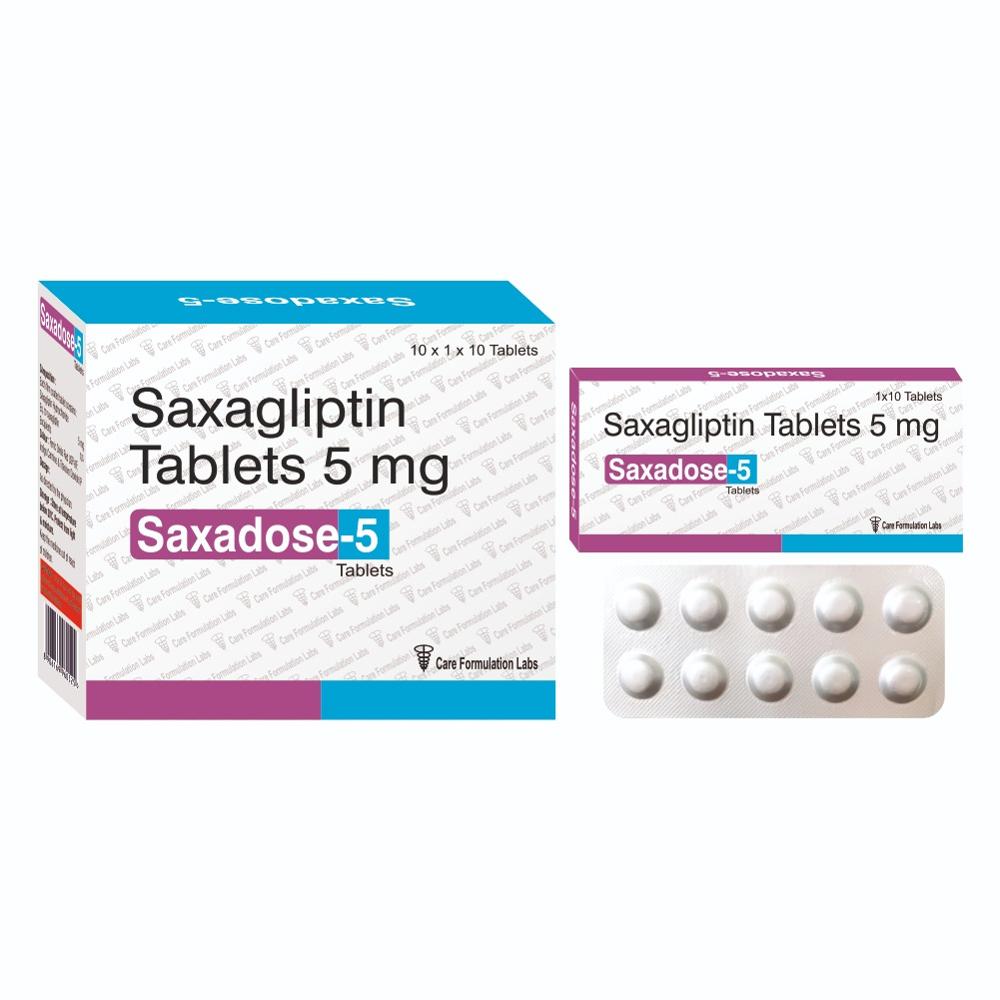 Saxagliptin hydrochloride  5mg tab