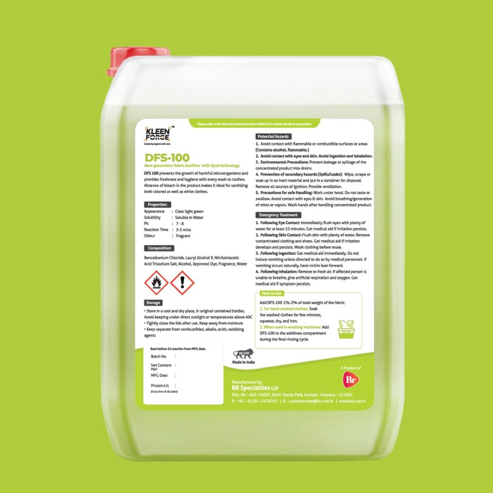 Kleen Force DFS-100 Next-Generation Fabric Sanitizer with Quot Technology