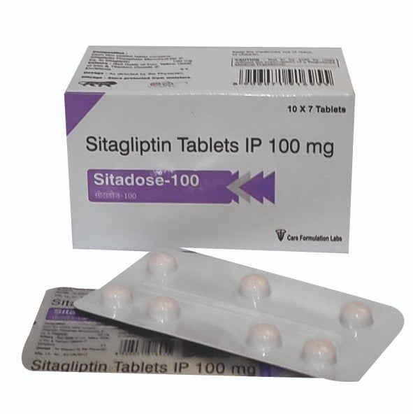 Sitagliptin Phosphate Monohydrate Ip 100 Mg Tab - Molecular Formula: C16H23No3.2H2O