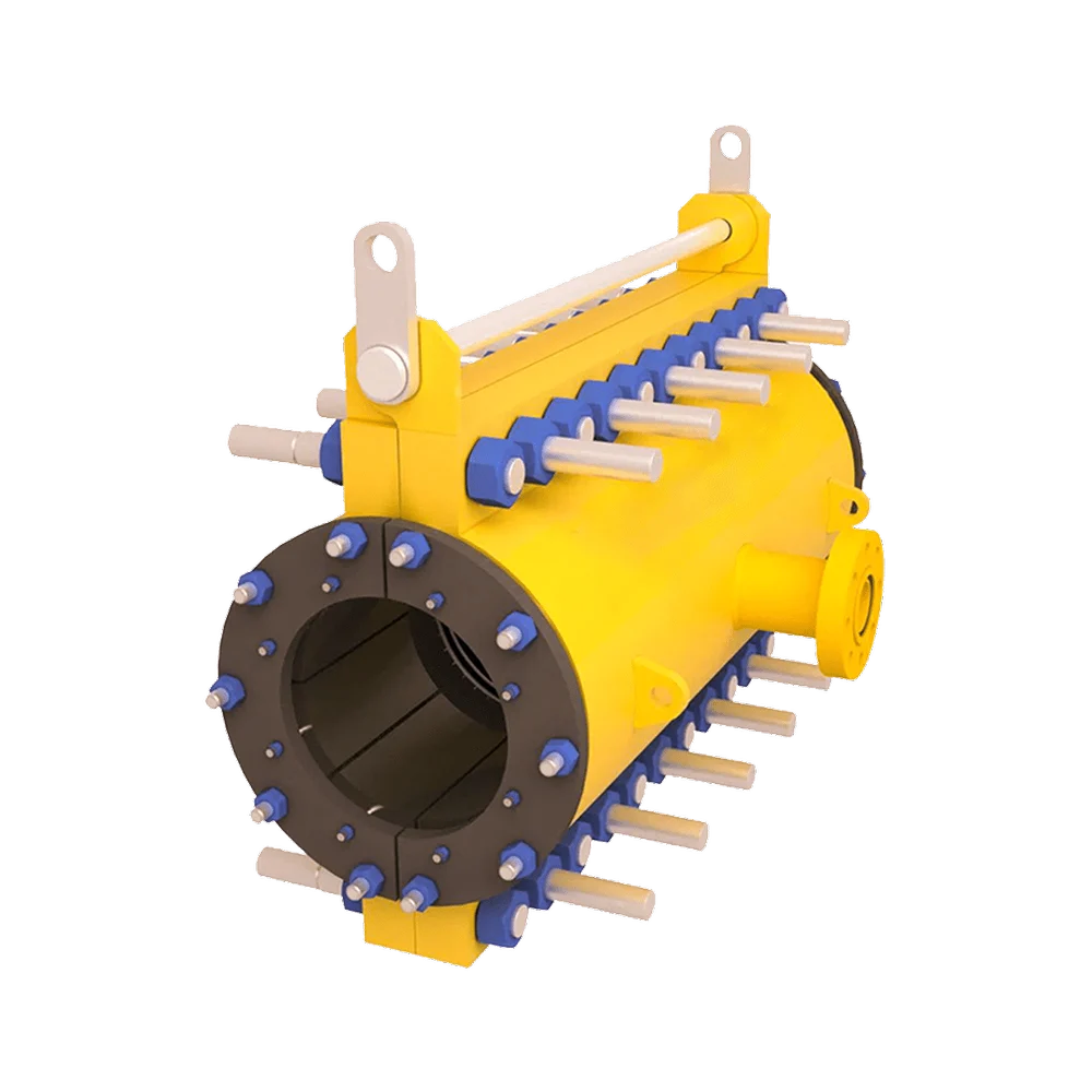 Pipe Sleeves And Clamps For Oil Leakages - Color: Yellow