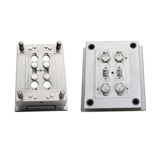 Plastic Flip Top Cap Mould - Color: Silver