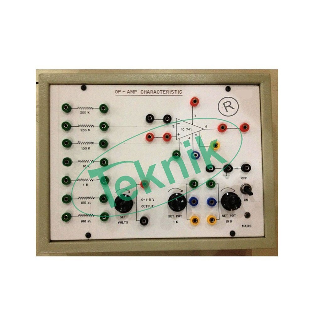 CHARACTERISTICS OF OPERATIONAL AMPLIFIER (DISCRETE COMPONENT TRAINER)