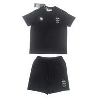 Boys Black T- Shirt And Shorts Set