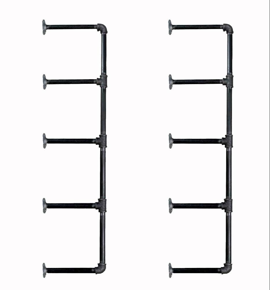 Industrial Retro Wall Mount Iron Pipe Shelf Hung Bracket (52