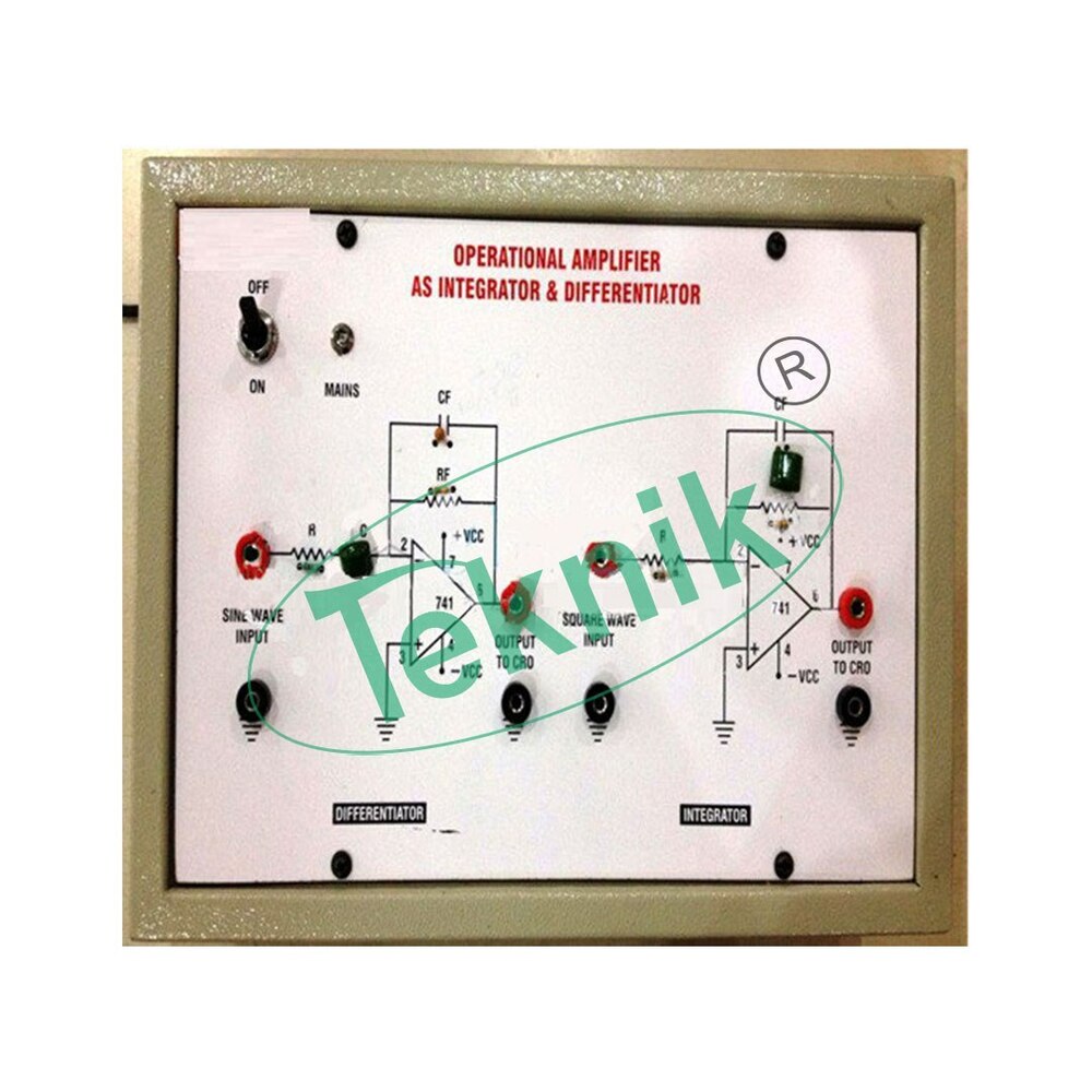 Operational Amplifier As Differentiator & Integrator By Micro Teknik