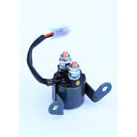 Starter Relay - Polished Finish, Standard Size, Black Color | 1 Year Warranty, Ideal For Automotive Use