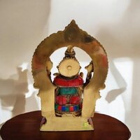 Divine Brass Ganesha Sculpture for Home Altar Made By Aakrati