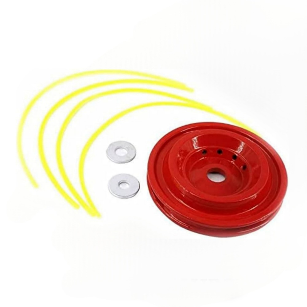 BTH008 High-Performance Aluminium Round Type Trimmer Head for Brush Cutters  Designed for 35cc, 52cc, 63cc, 72cc Trimmers  Best for Tree Pruning and Crop Cutting