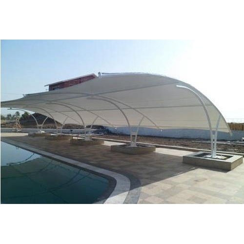 Swimming Pool Tensile Cover Structure - Coating Type: Polished