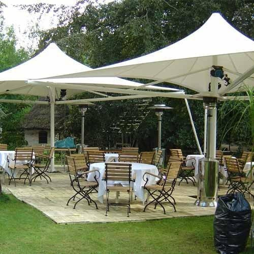 White Umbrella Tensile Structure