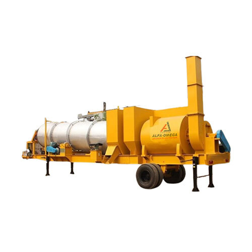 Mobile Asphalt Drum Mix Plant - Mild Steel, Standard Size | 45-60 Capacity, Fully Automatic Operation