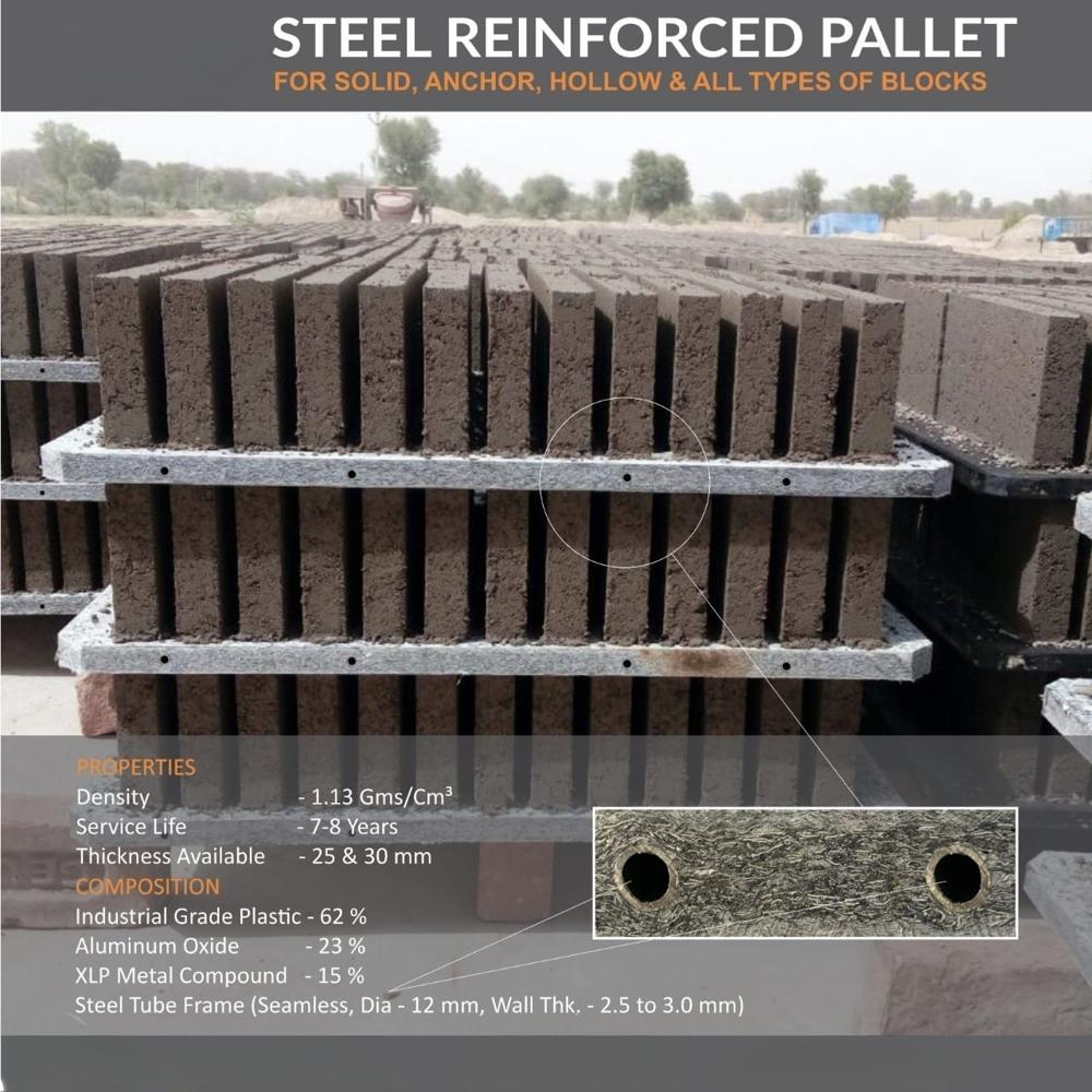 Pvc Pallet For Fly Ash Bricks - Color: Different Available