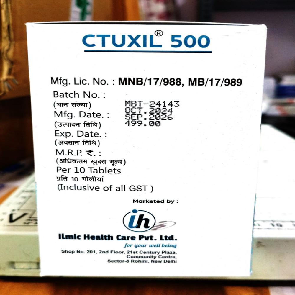 500 Cefuroxime Axetil Tablets IP