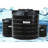 Sintex Cylindrical Vertical Tanks With Closed Tops - Industrial-grade Frp Plastic, Standard Size, Black Color | Durable Closed-top Design For Chemical Storage & Water Treatment Applications