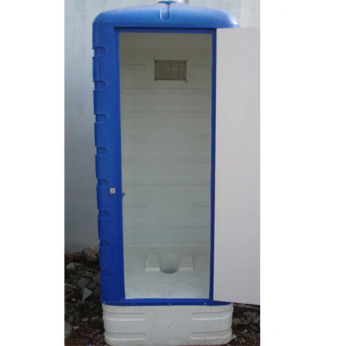 Readymade Labour Toilets - Color: White And Blue