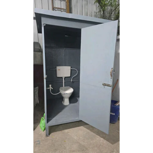 Frp Portable Western Toilet - Color: Grey