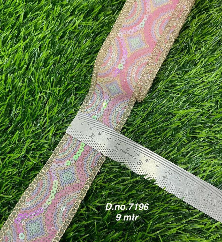 sequence embroidery lace manufacture