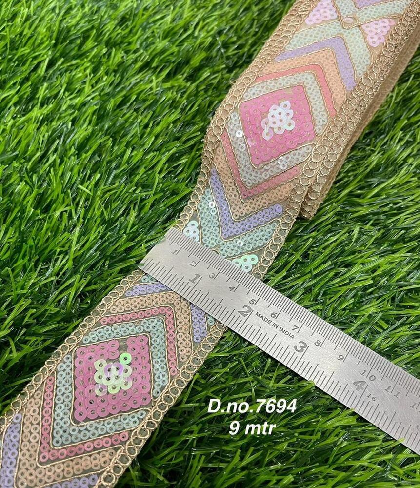 sequence embroidery lace manufacture