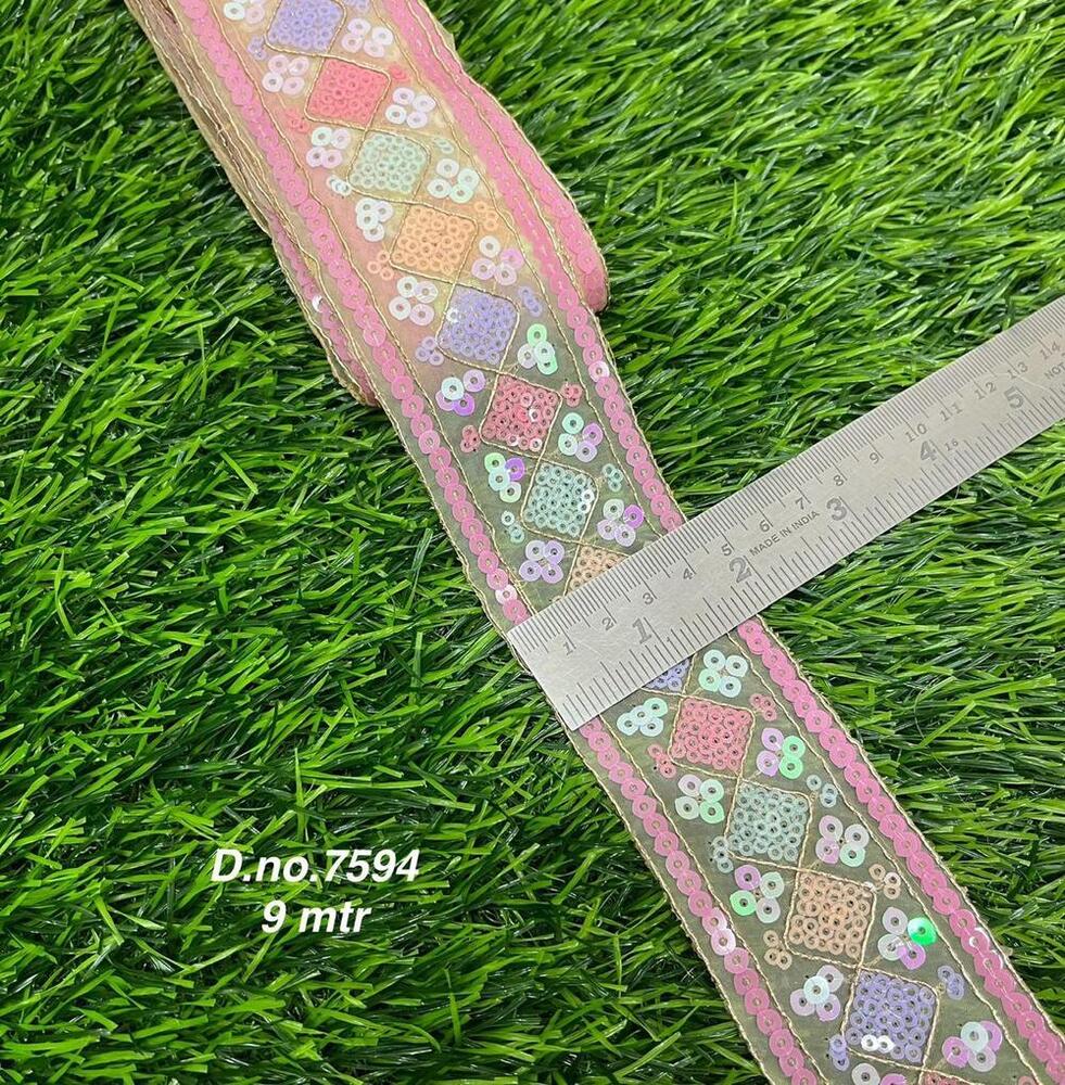 sequence embroidery lace manufacture