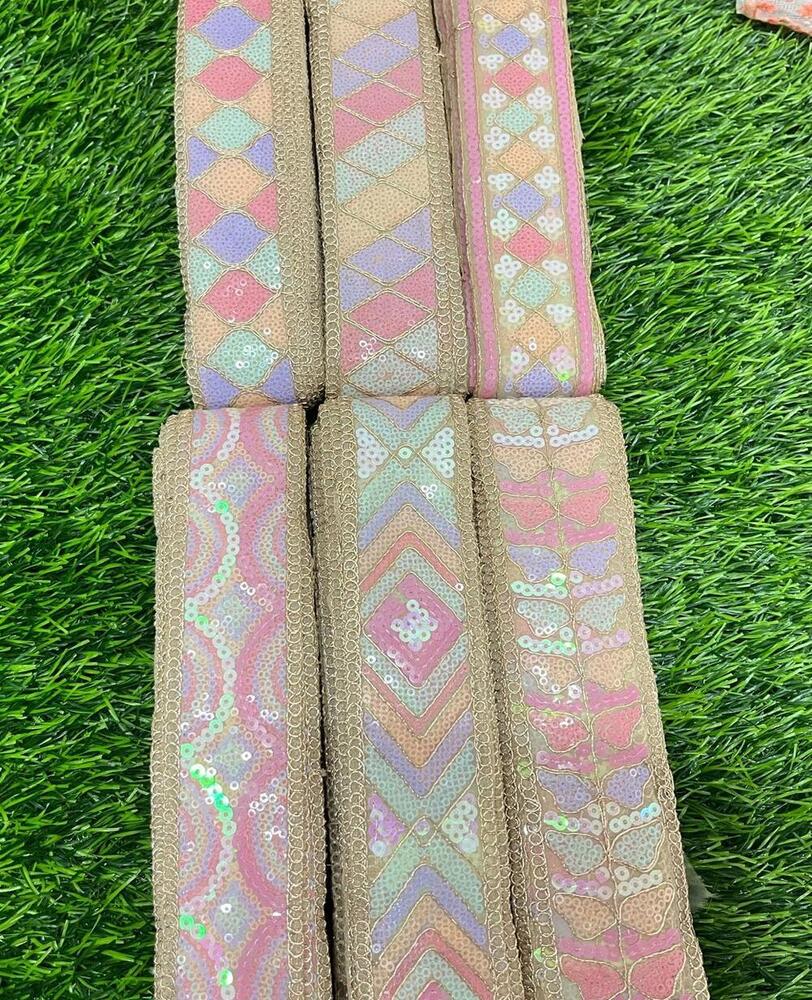 sequence embroidery lace manufacture