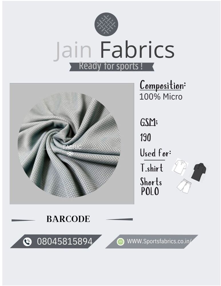 Barcode Fabric - Color: Multi Colour
