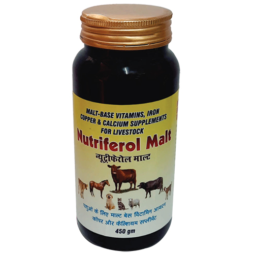 Livestock Malt-Base Vitamins Iron Copper And Calcium Supplements