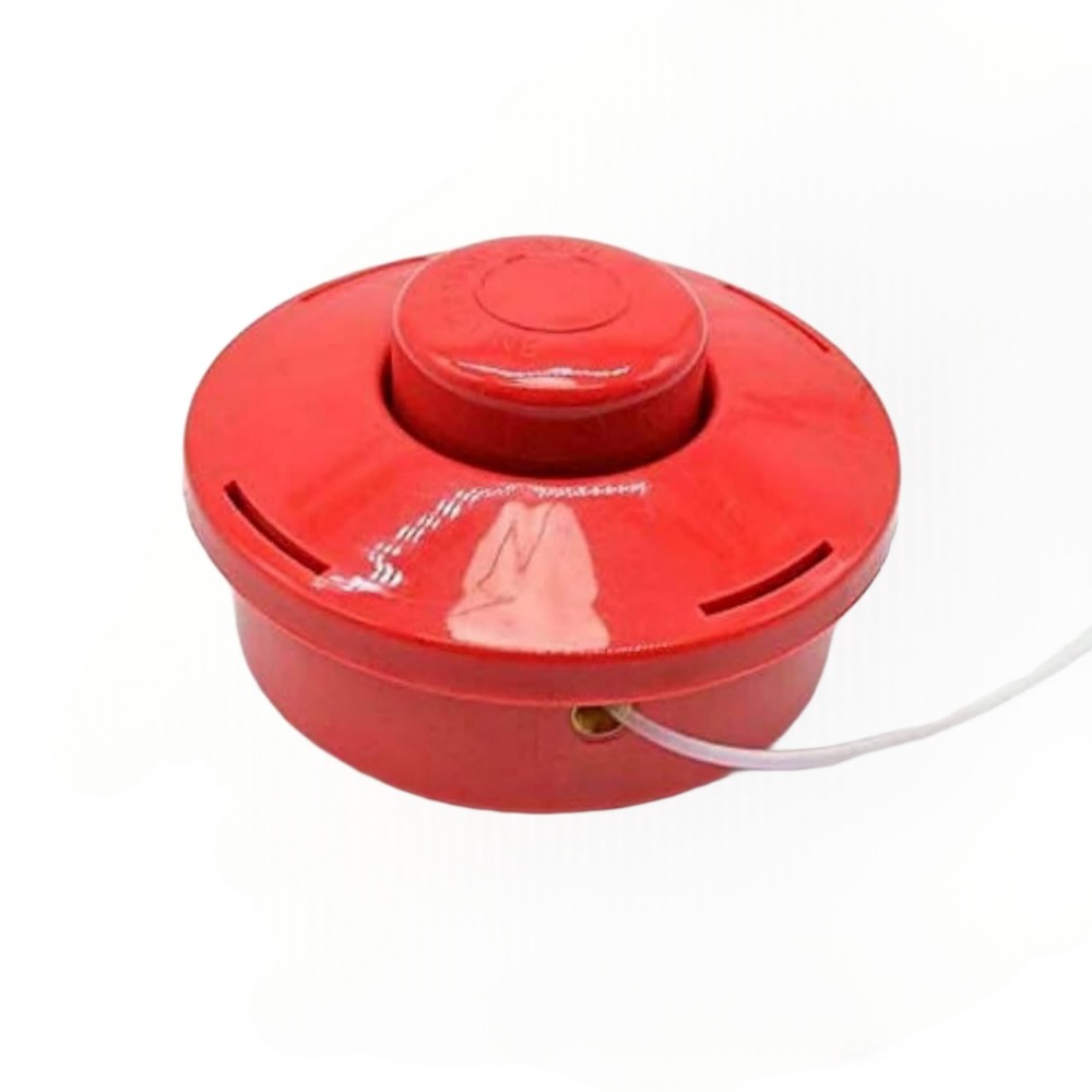 BTH009 High-Performance PVC Trimmer Head (Red/Black) for Brush Cutters  Designed for 35cc, 52cc, 63cc, 72cc Trimmers  Best for Crop Cutting and Lawn Maintenance