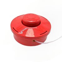 Bth009 High-performance Pvc Trimmer Head (red/black) For Brush Cutters - 150g, 15x15x7 Cm | Gear Drive, Universal Fit For 35cc, 52cc, 63cc, 72cc Trimmers, Vibration Minimization