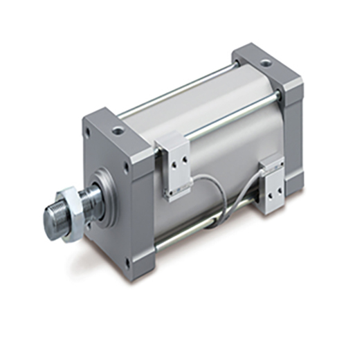 Mb-X3155 Air Cylinder Double Acting,Single Rod, Compact Type - Color: Silver