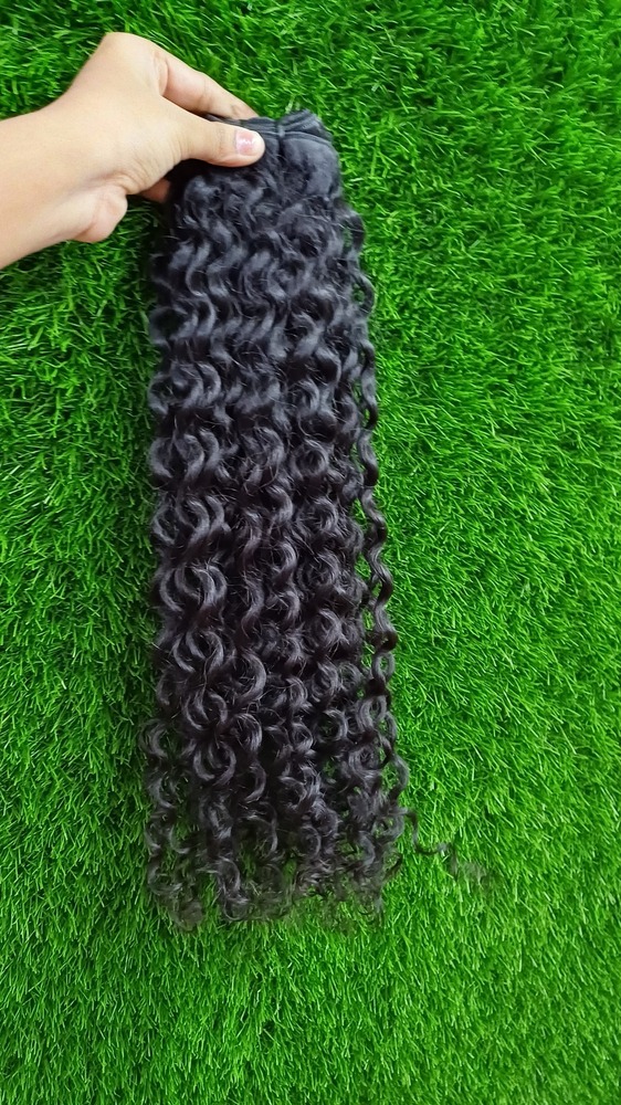 Natural Remy Kinky Curly Human Hair Extension, Virigin Hair Extension