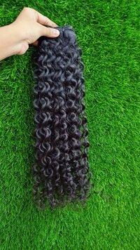 Natural Remy Kinky Curly Human Hair Extension, Virigin Hair Extension