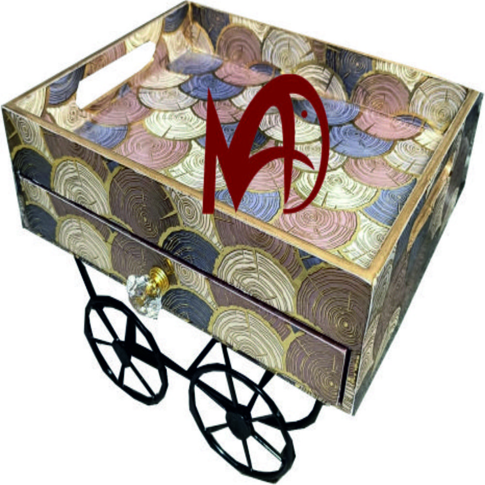 WOODEN CART TRAY