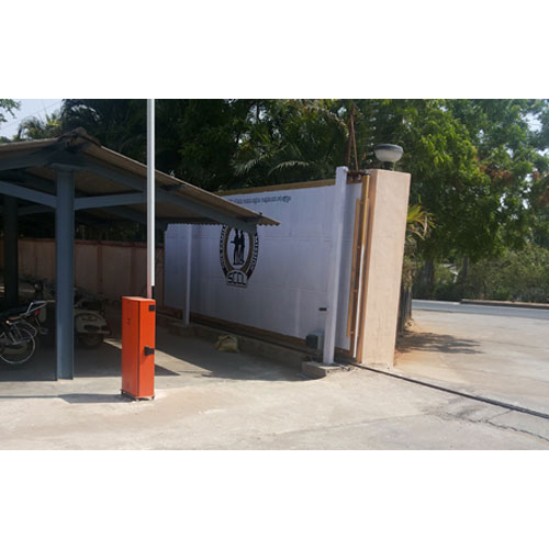 Automatic Boom Barrier - Metal & PVC Construction , Automatic Functionality With Stop Sign Signal for Enhanced Safety | 1-Year Warranty